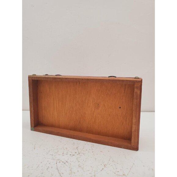 Vintage Gunther Mele 1970's wooden jewelry box. Jewellery with drawer . Vintage - Picture 9 of 10